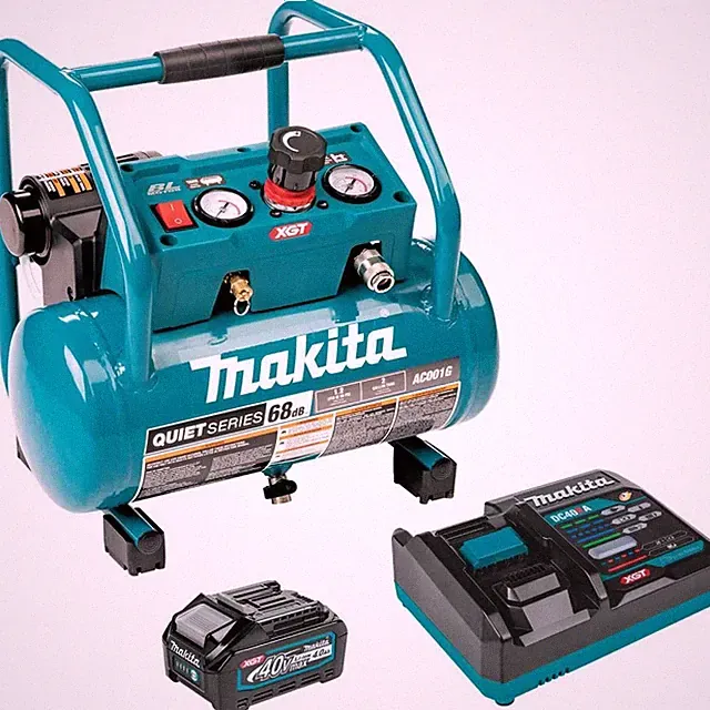 Makita 40V Max Xgt Brushless Cordless 2 Gallon Quiet Series Compressor Kit