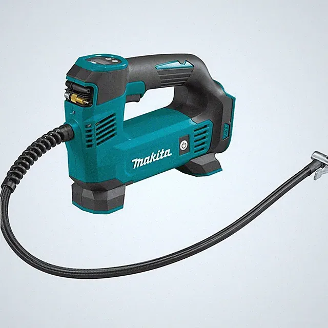 makita cordless electric inflator 18-volt hose digital pressure gauge handle